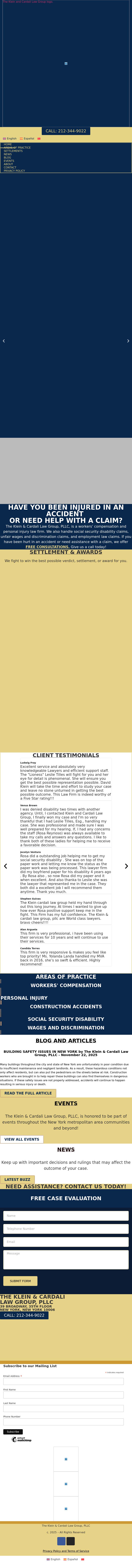 The Klein Law Group, P.C. - New York NY Lawyers