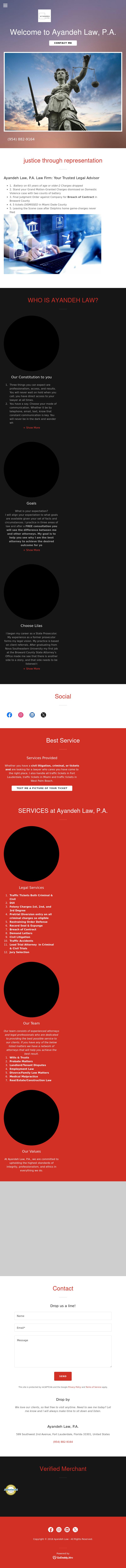 The Law Office of Lilas Ayandeh, P.A. - Fort Lauderdale FL Lawyers