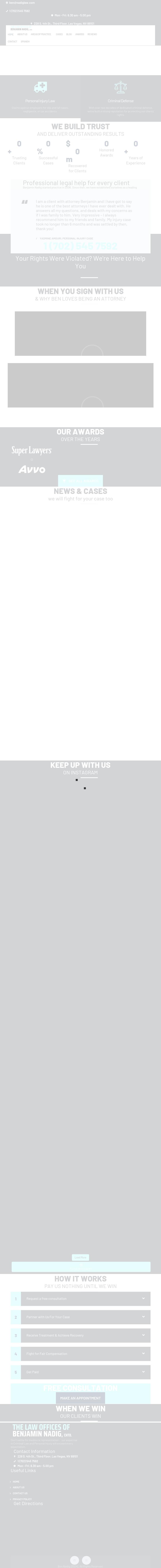 The Law Offices of Benjamin Nadig, Chtd. - Las Vegas NV Lawyers