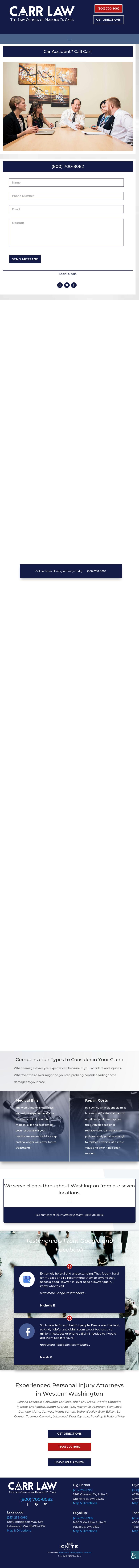 The Law Offices of Harold D. Carr, P.S. - Tacoma WA Lawyers