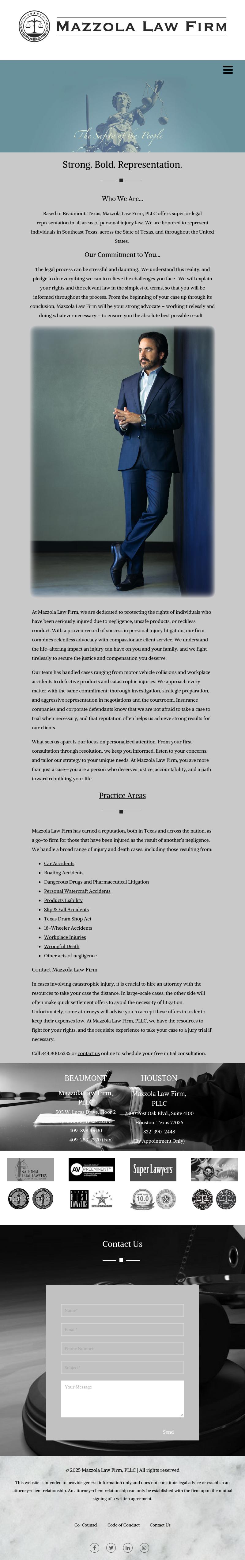 The Mazzola Law Firm, PLLC - Beaumont TX Lawyers