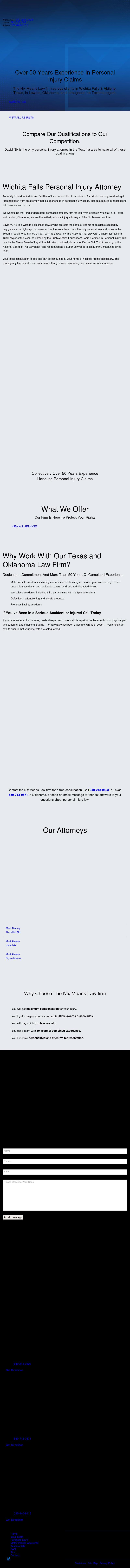 The Nix Law Firm - Wichita Falls TX Lawyers