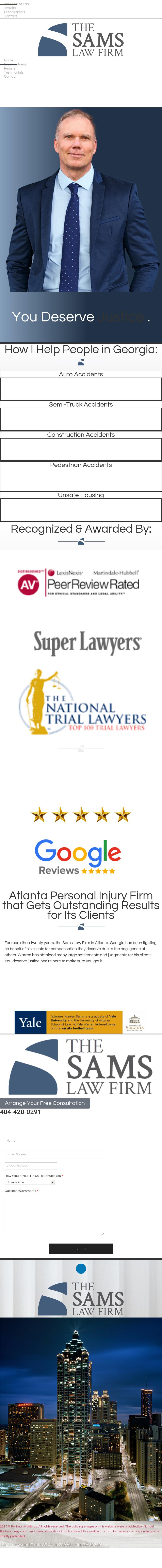 The Sams Law Firm - Atlanta GA Lawyers