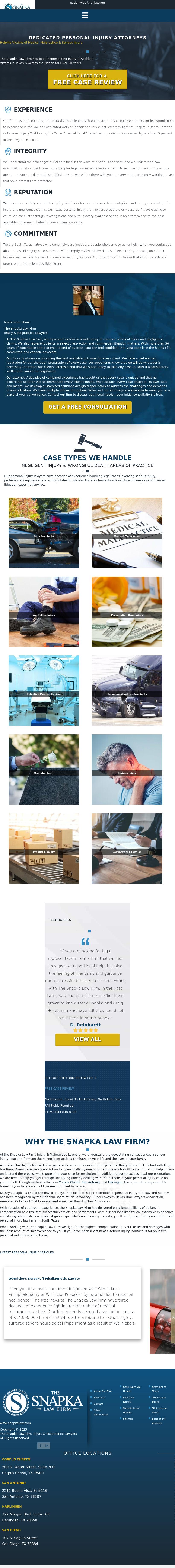 The Snapka Law Firm - Corpus Christi TX Lawyers