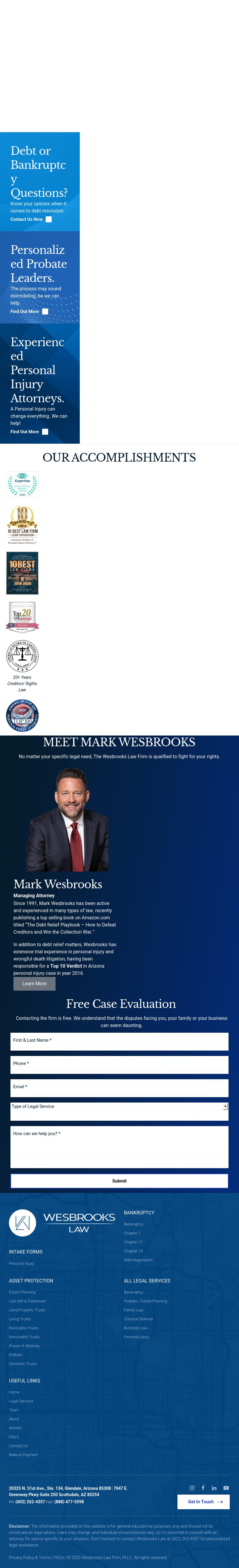 The Wesbrooks Law Firm, PLLC - Peoria AZ Lawyers