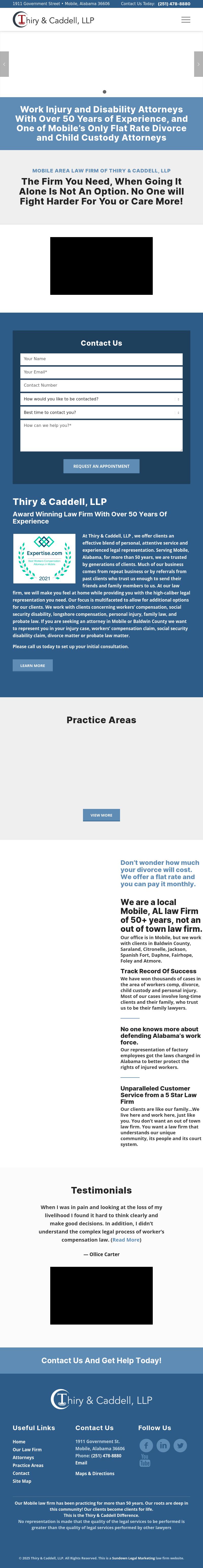 Thiry & Caddell LLP - Mobile AL Lawyers