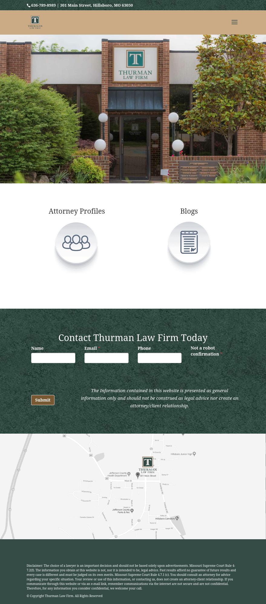 Thurman, Howald, Weber, Senkel & Norrick, L.L.C. - Hillsboro MO Lawyers