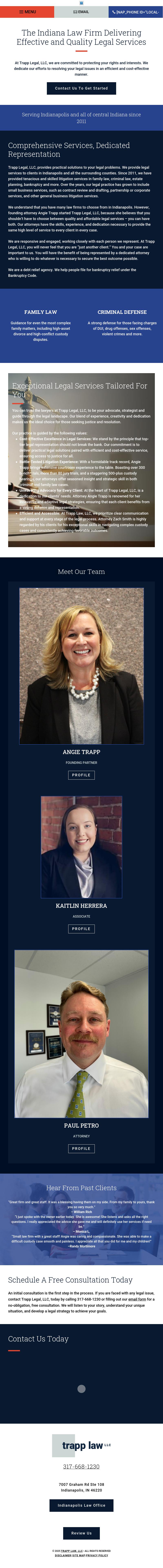 Trapp Law, LLC - Indianapolis IN Lawyers