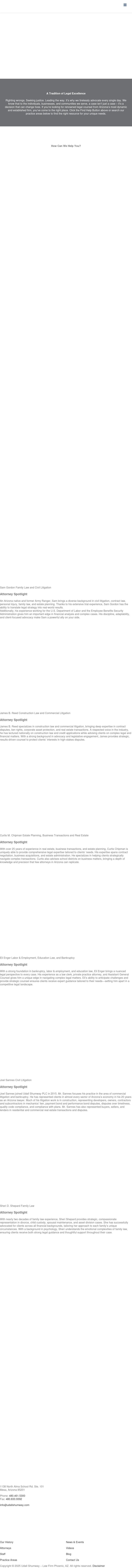 Udall Shumway PLC - Yuma AZ Lawyers
