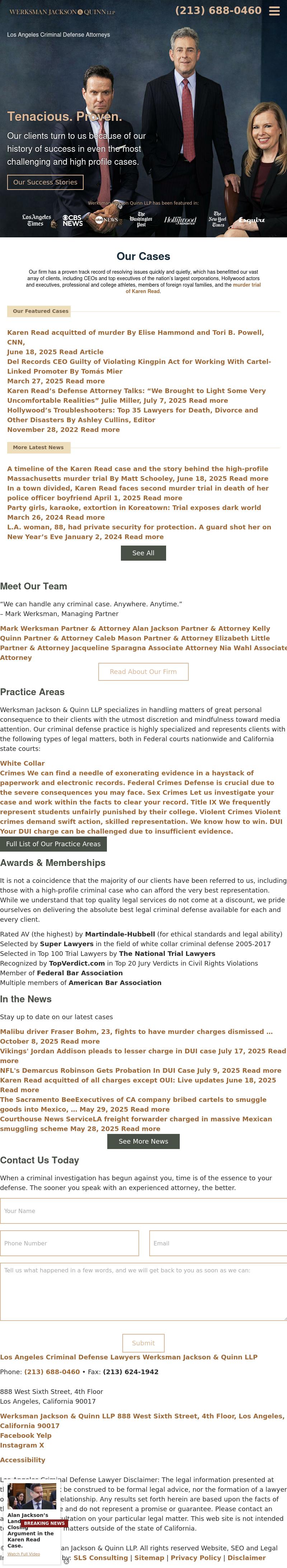 Werksman Jackson Hathaway & Quinn LLP - Los Angeles CA Lawyers