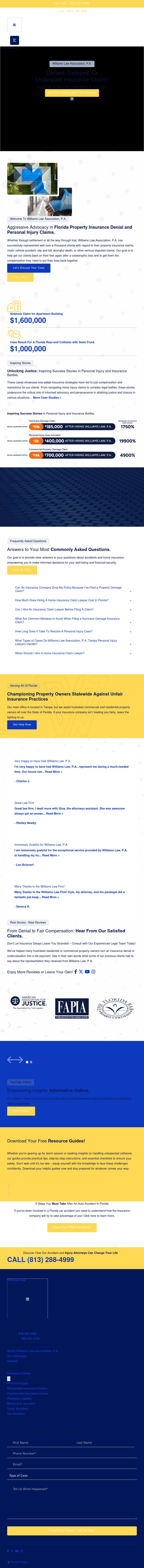 Williams Law Association, P.A. - New Port Richey FL Lawyers