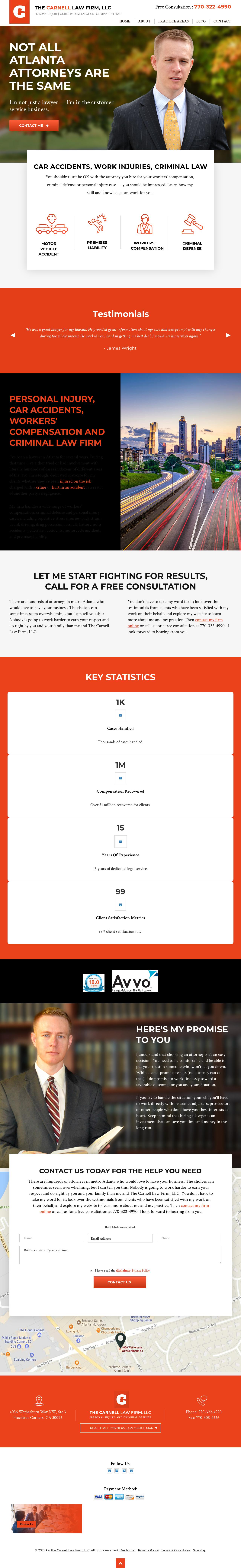 The Carnell Law Firm, LLC - Peachtree Corners GA Lawyers