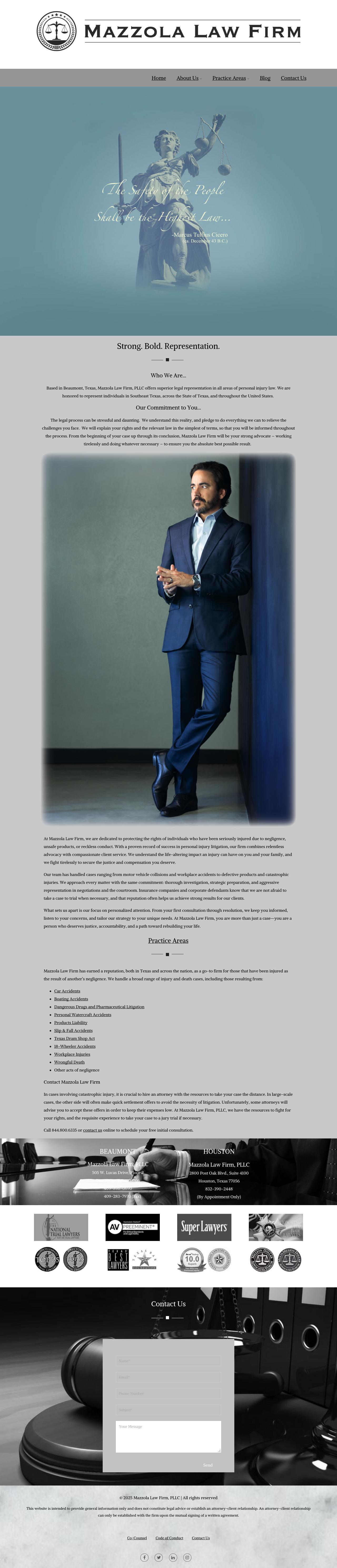 The Mazzola Law Firm, PLLC - Beaumont TX Lawyers