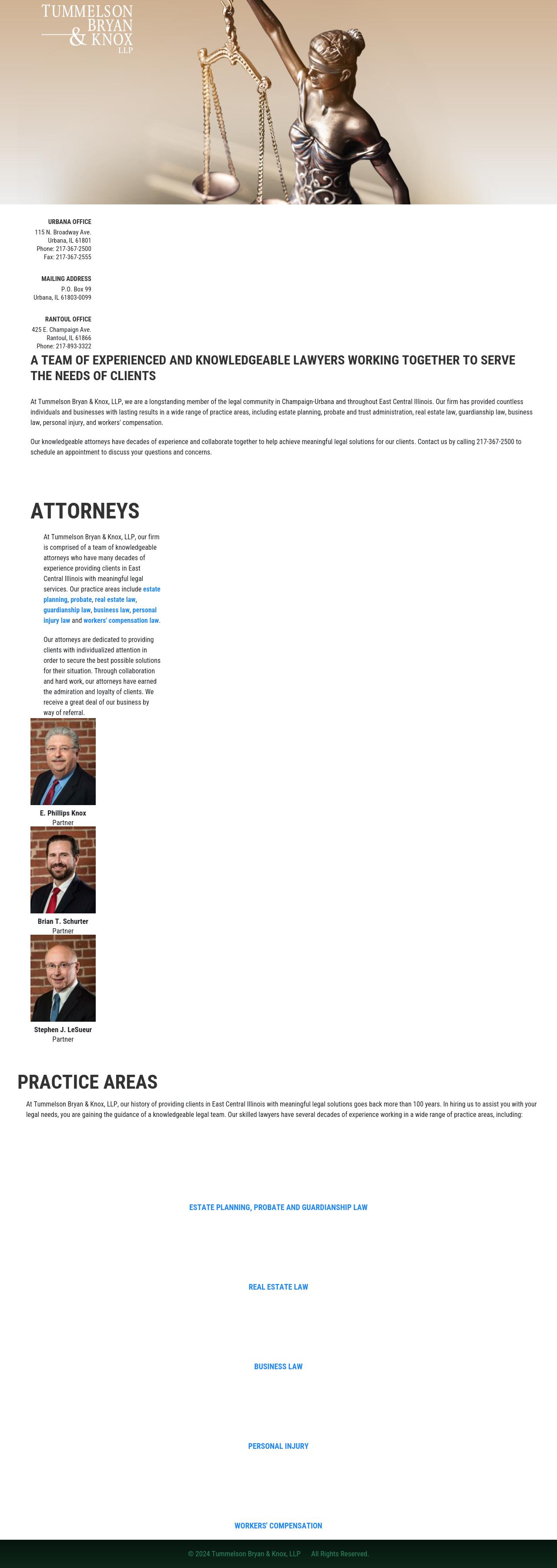 Tummelson, Bryan & Knox, LLP - Urbana IL Lawyers