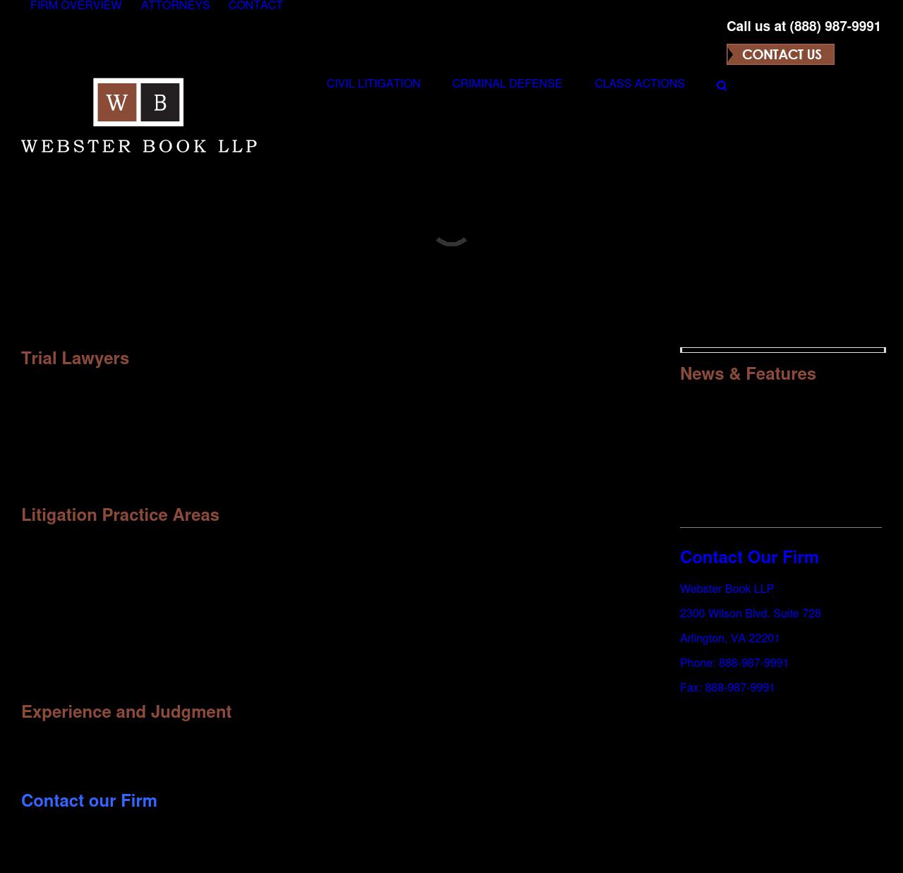 Webster Book LLP - Alexandria VA Lawyers