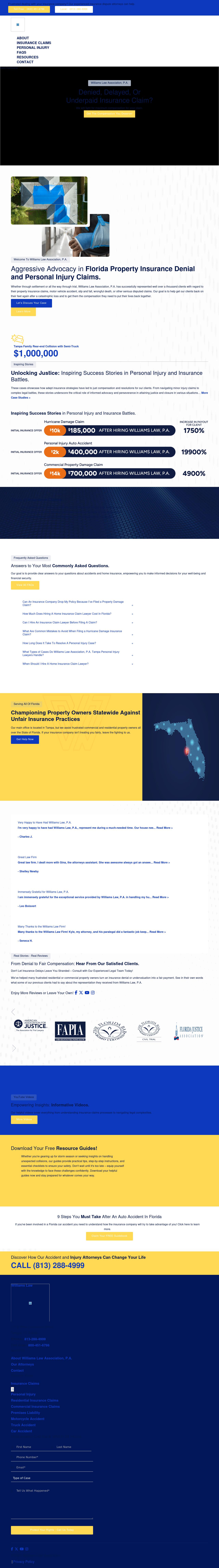 Williams Law, P.A. - Tampa FL Lawyers