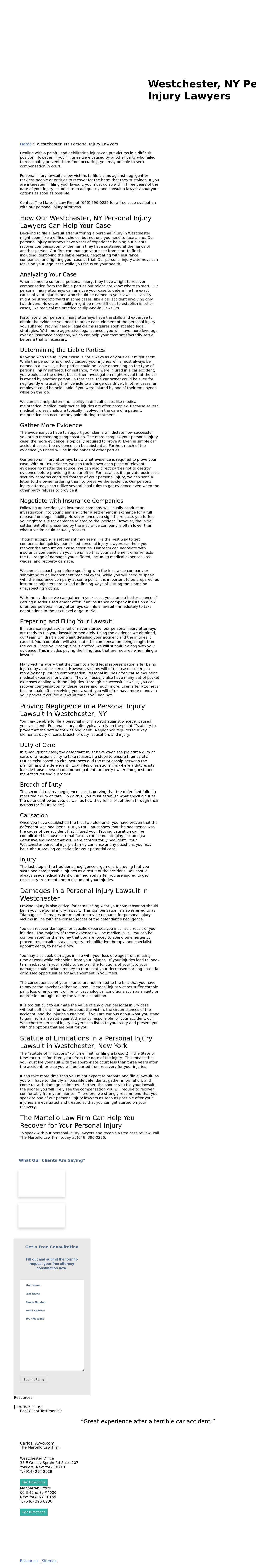 The Martello Law Firm - Yonkers NY Lawyers