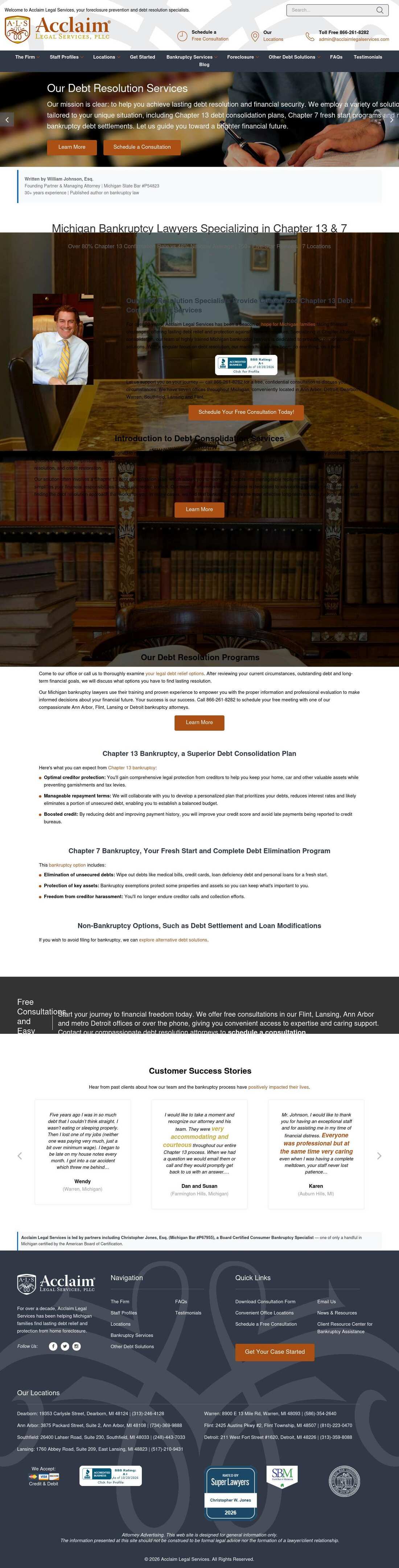 Acclaim Legal Services, PLLC - Dearborn MI Lawyers