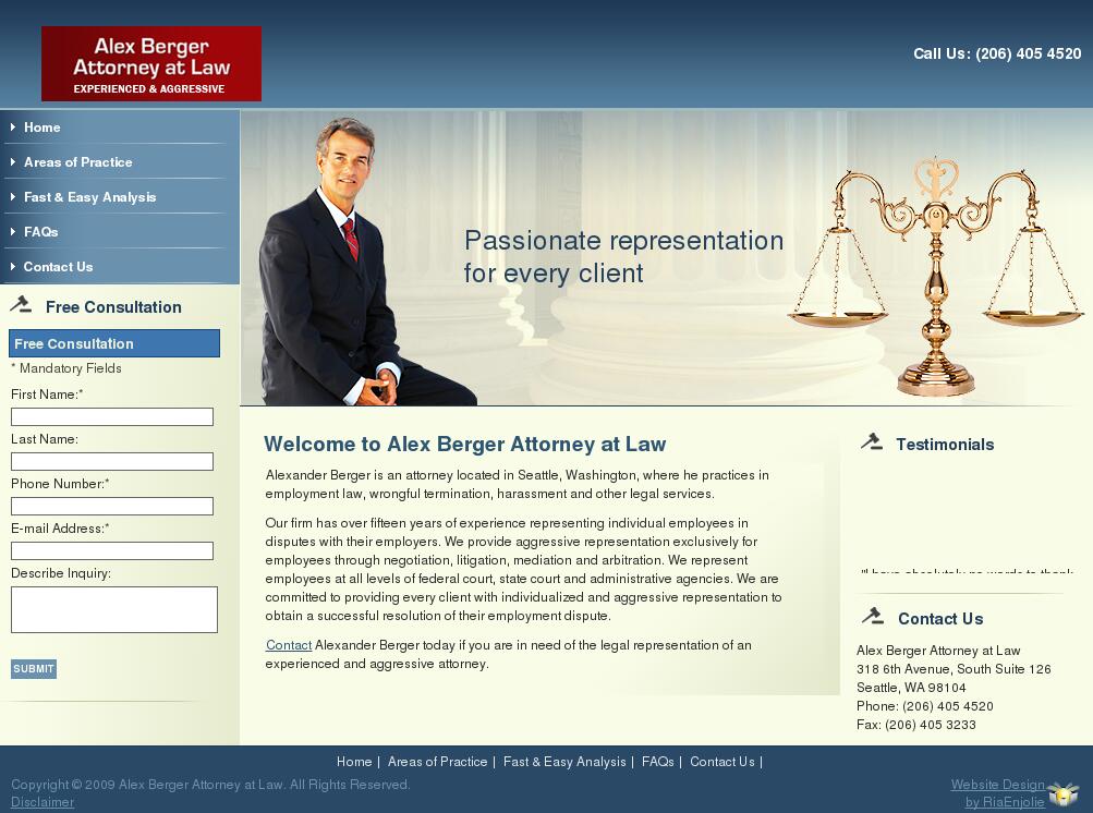 Alex Berger Attorney at Law - Bremerton WA Lawyers