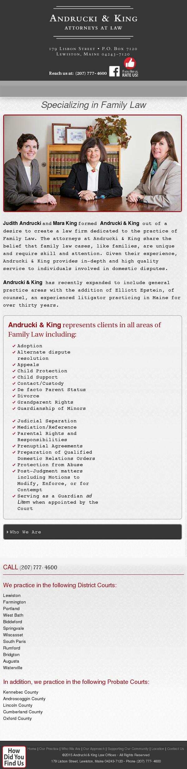 Andrucki & King - Lewiston ME Lawyers