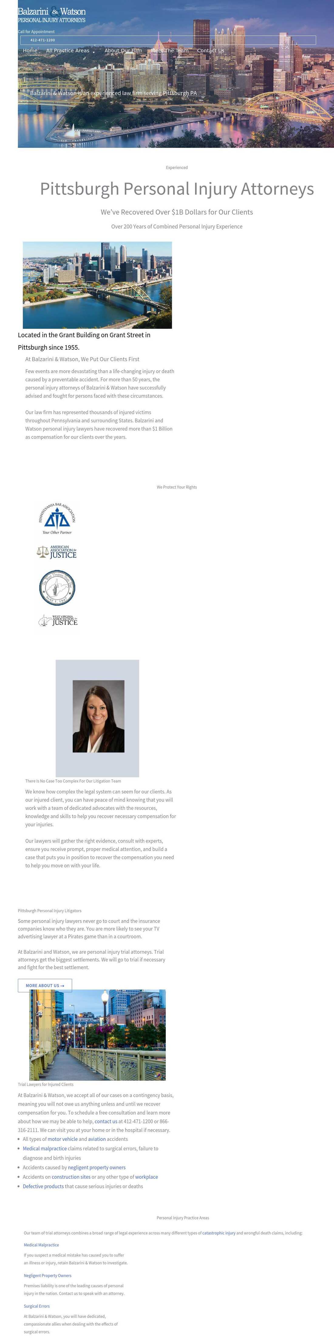 Balzarini & Watson - Pittsburgh PA Lawyers