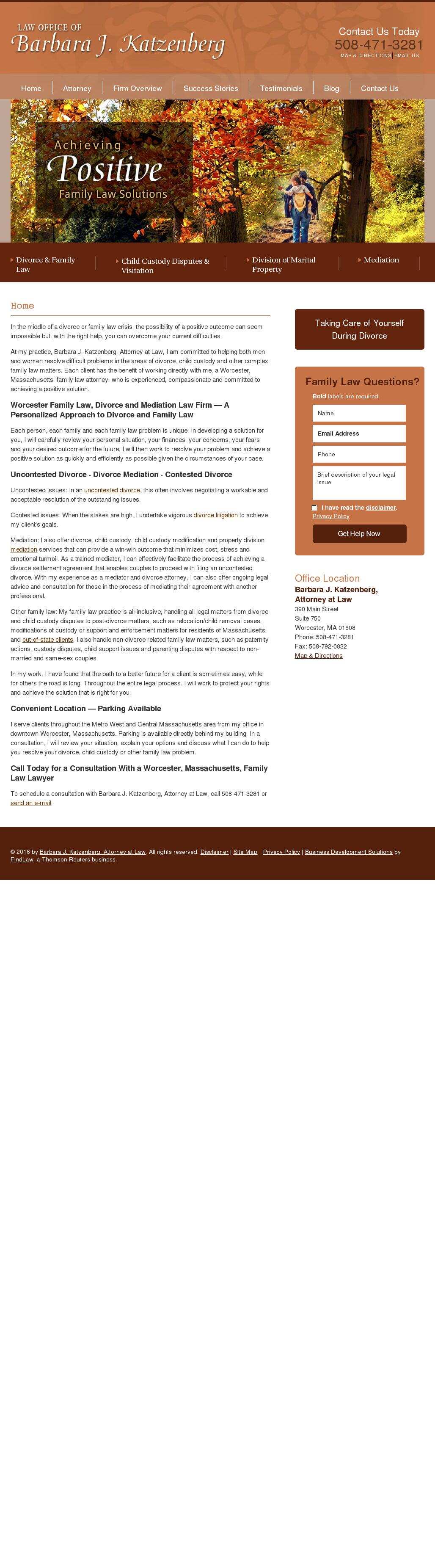 Barbara J. Katzenberg, Attorney at Law - Worcester MA Lawyers