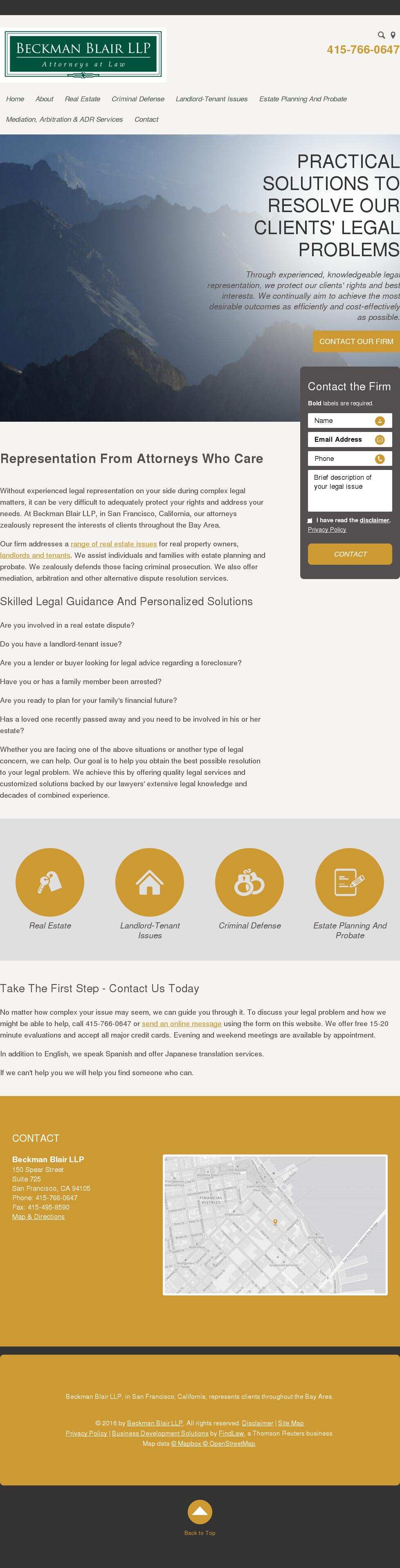 Beckman Blair LLP - San Francisco CA Lawyers