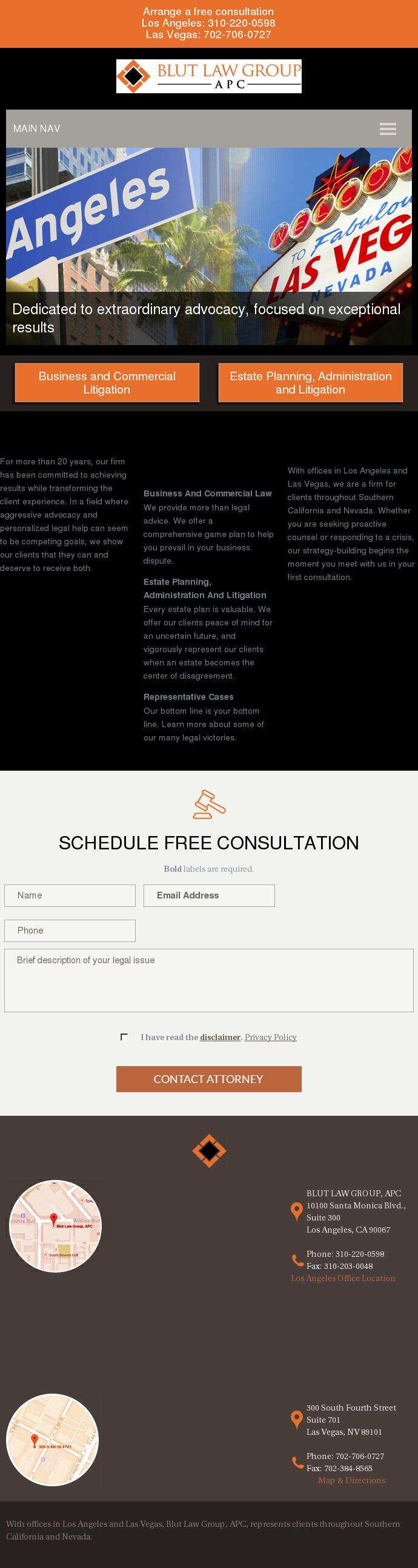 Blut Law Group, APC - Las Vegas  NV Lawyers