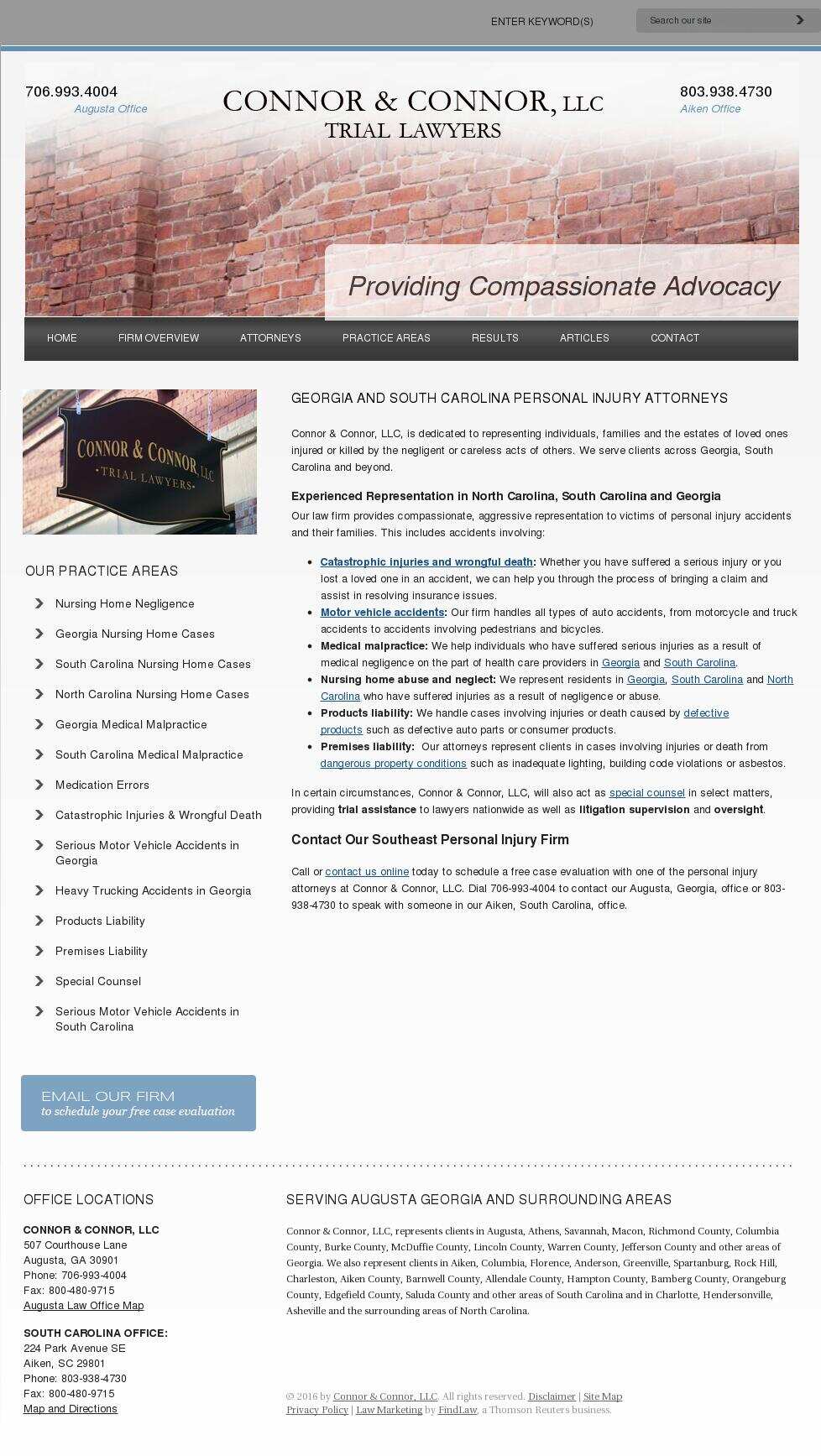 Connor & Connor, LLC - Augusta GA Lawyers
