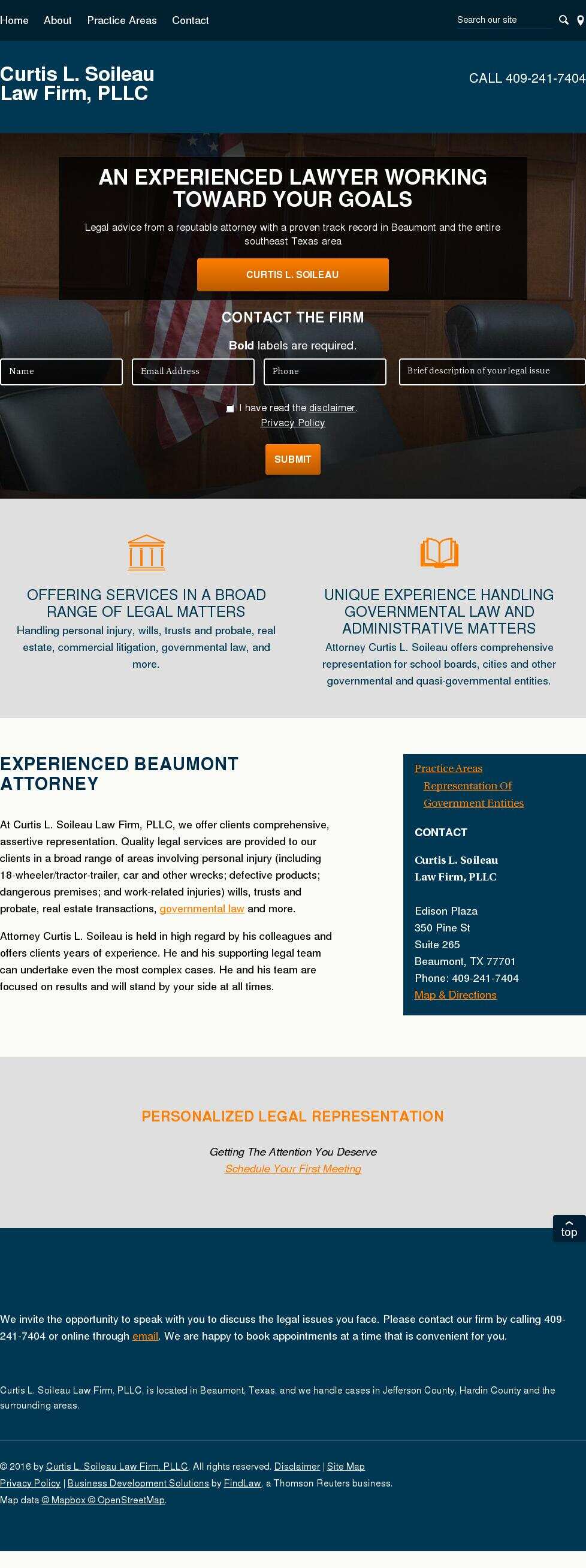 Curtis L. Soileau Law Firm, PLLC - Beaumont TX Lawyers