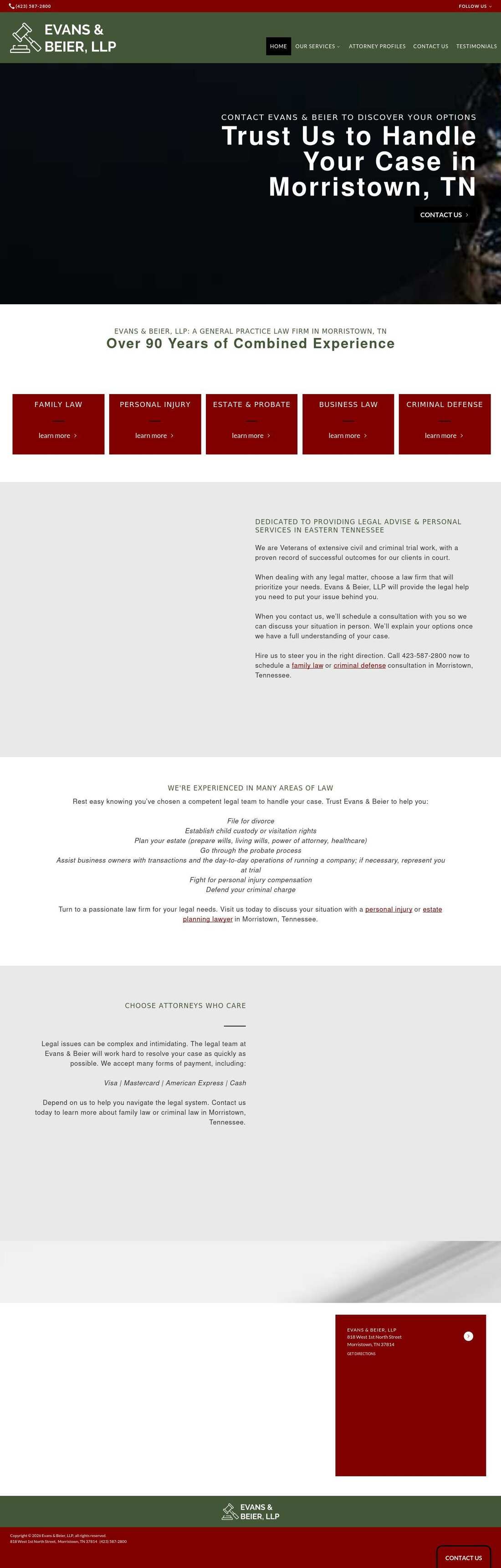 Evans & Beier, LLP - Morristown TN Lawyers