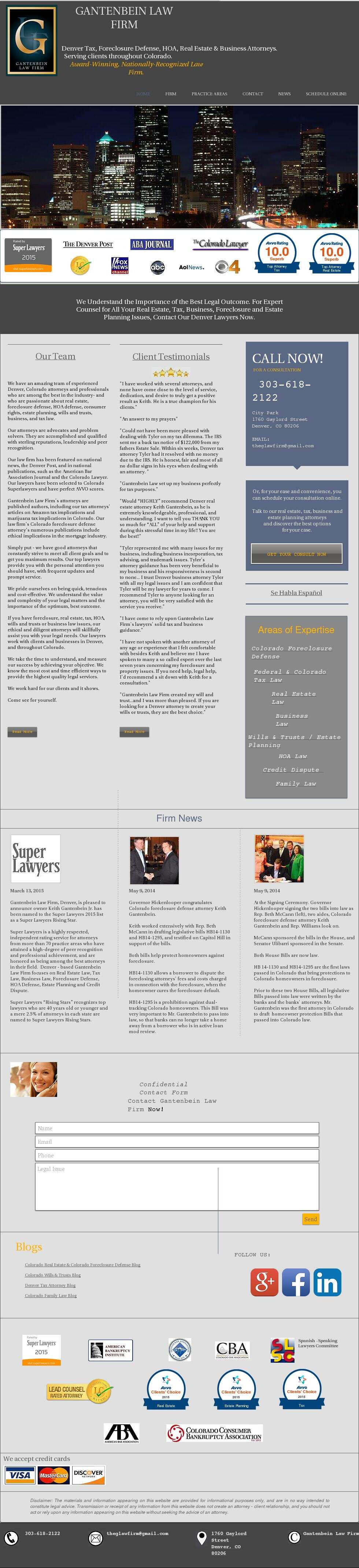 Gantenbein Law Firm - Denver CO Lawyers