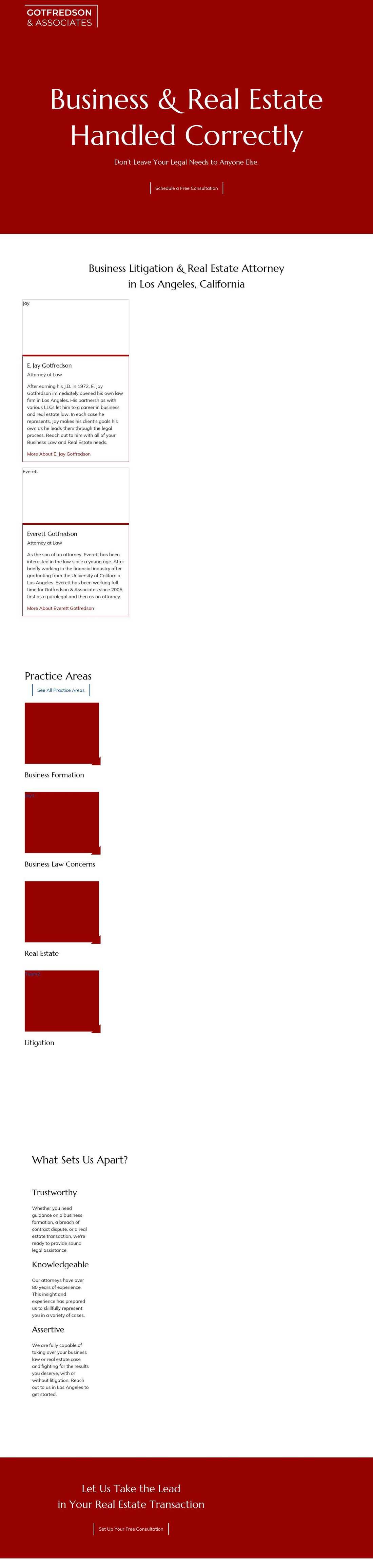 Gotfredson & Associates, APC - Los Angeles CA Lawyers