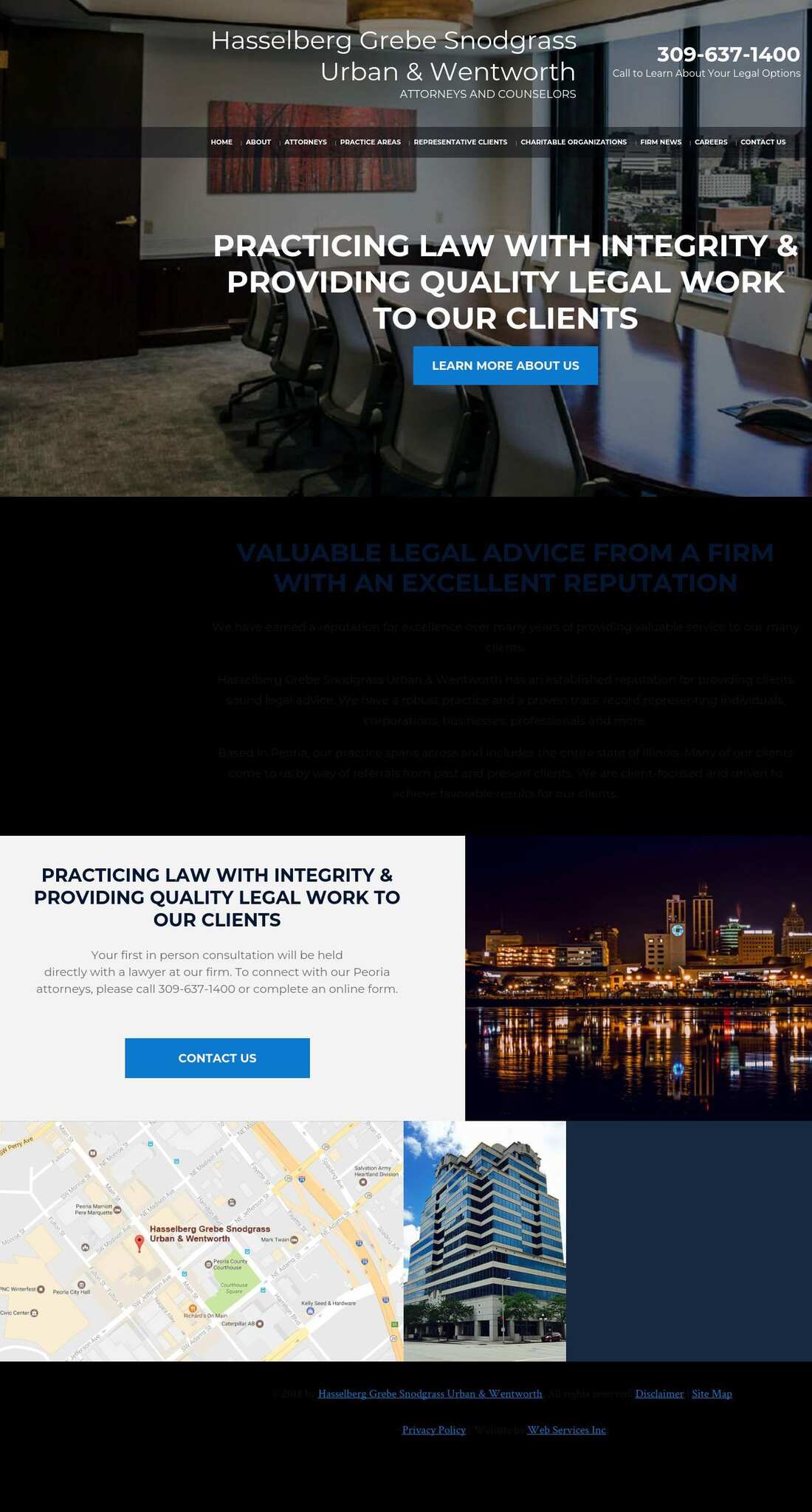Hasselberg Grebe Snodgrass Urban & Wentworth - Peoria IL Lawyers