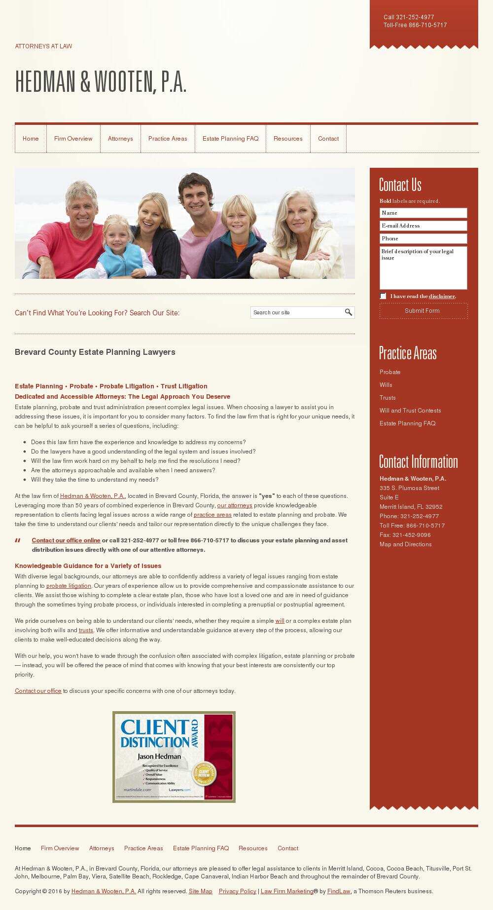Hedman & Wooten, P.A. - Merritt Island FL Lawyers