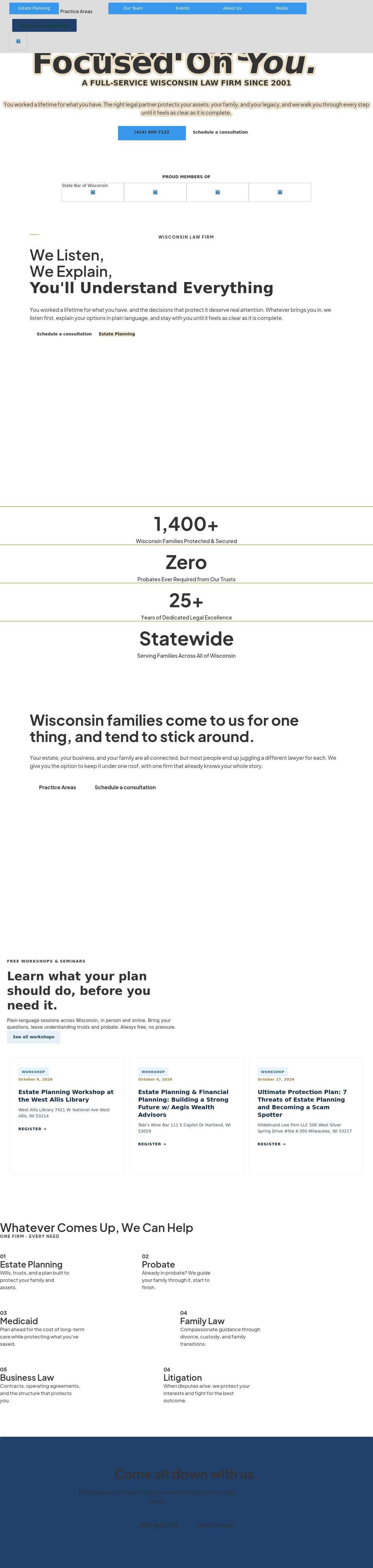Hildebrand Law Firm, LLC - Milwaukee WI Lawyers