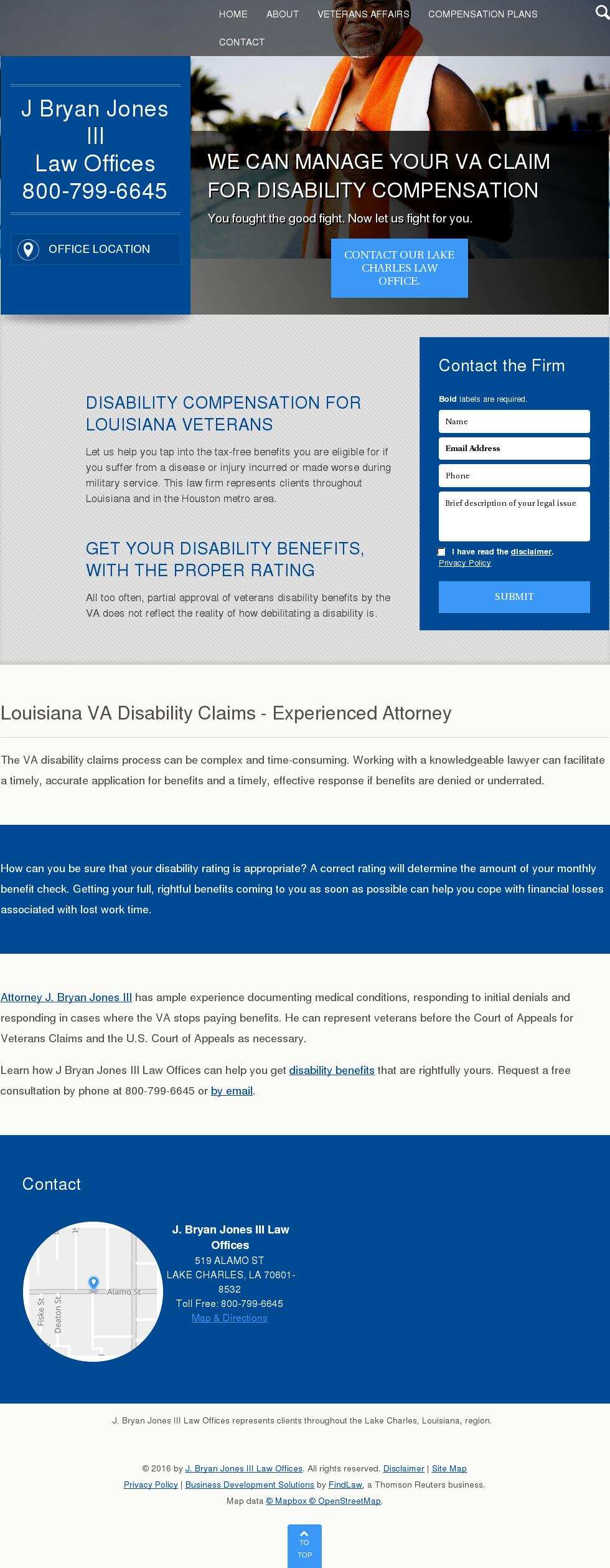 J. Bryan Jones III Law Offices - Lake Charles LA Lawyers