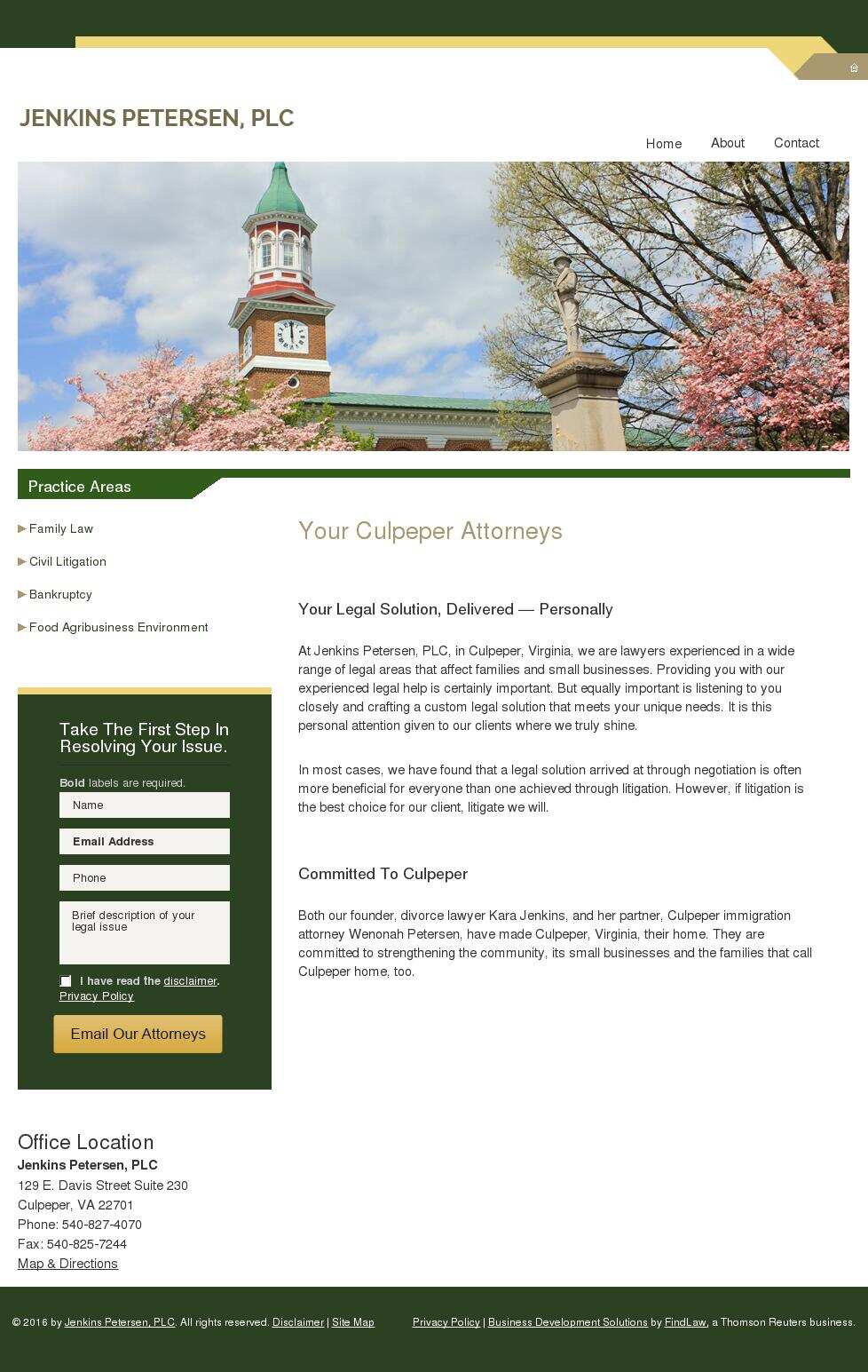 Jenkins Petersen, PLC - Culpeper VA Lawyers