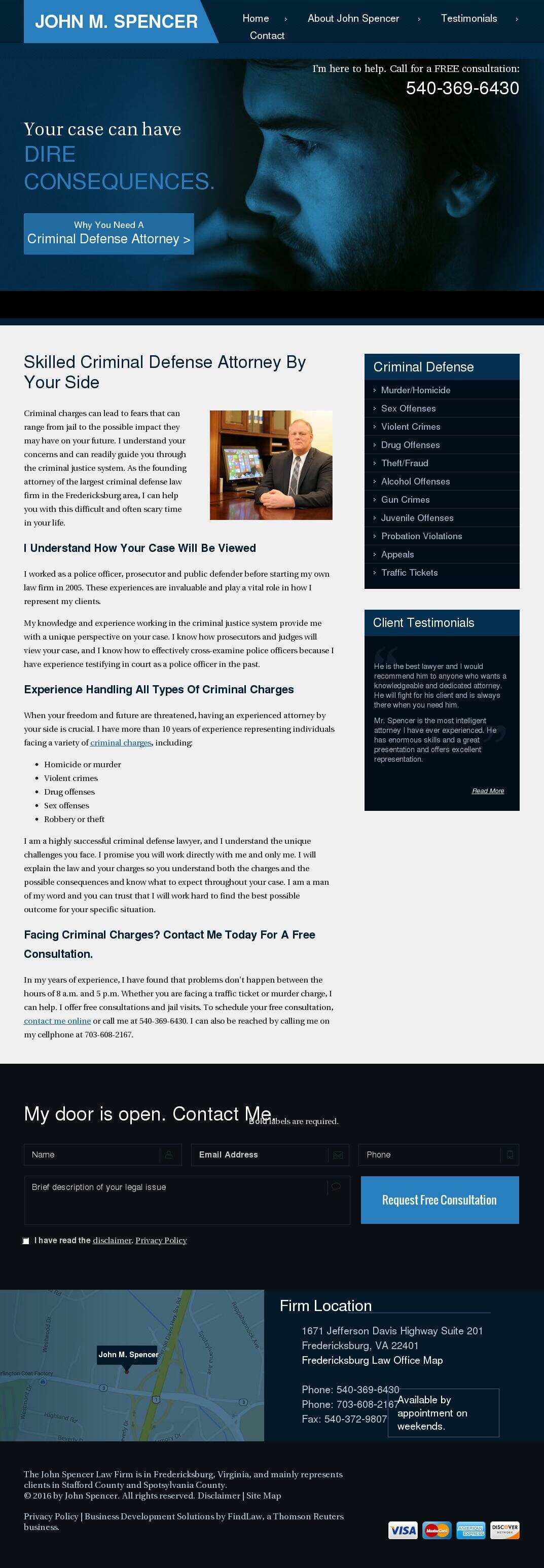 John Spencer - Fredericksburg VA Lawyers