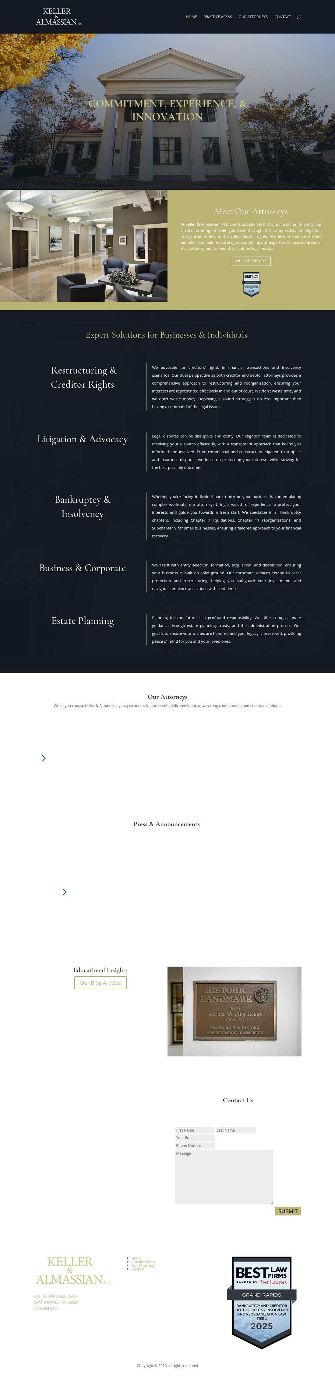 Keller & Almassian, PLC - Grand Rapids MI Lawyers
