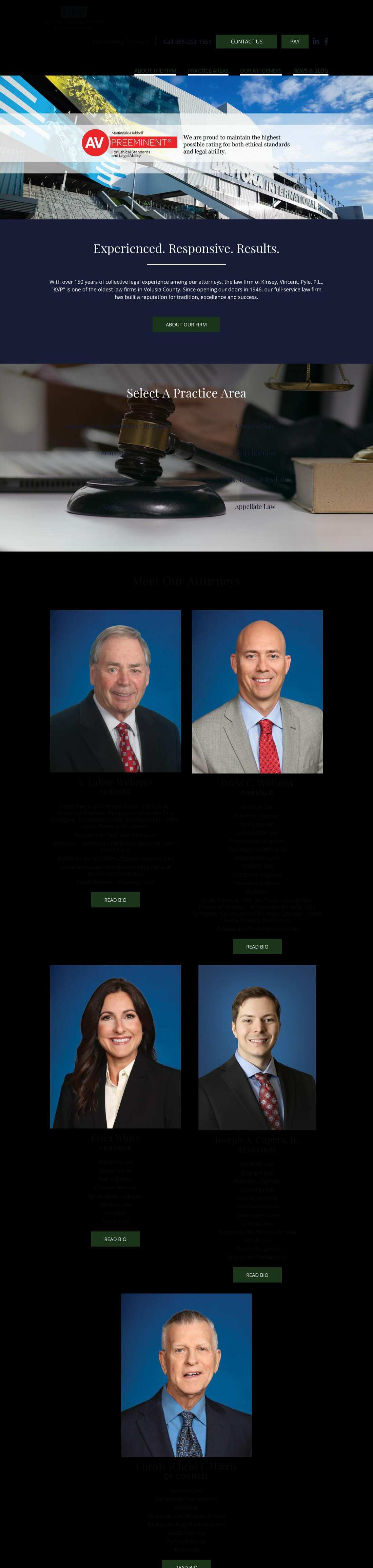 Kinsey, Vincent, Pyle, P.L. - Daytona Beach FL Lawyers