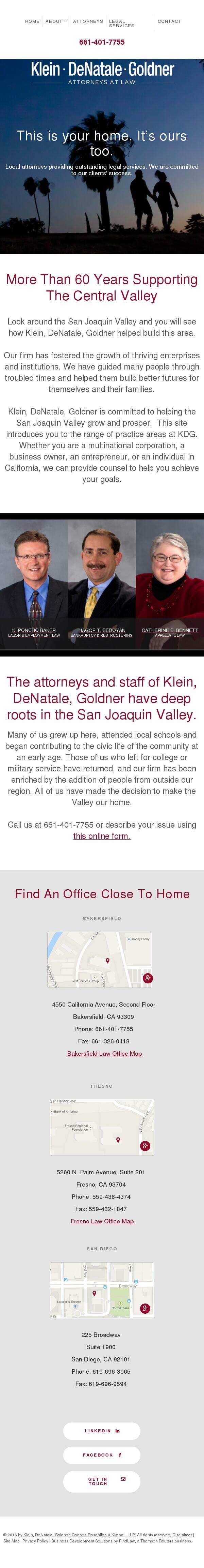 Klein DeNatale Goldner Cooper Rosenlieb & Kimball, LLP - Bakersfield CA Lawyers