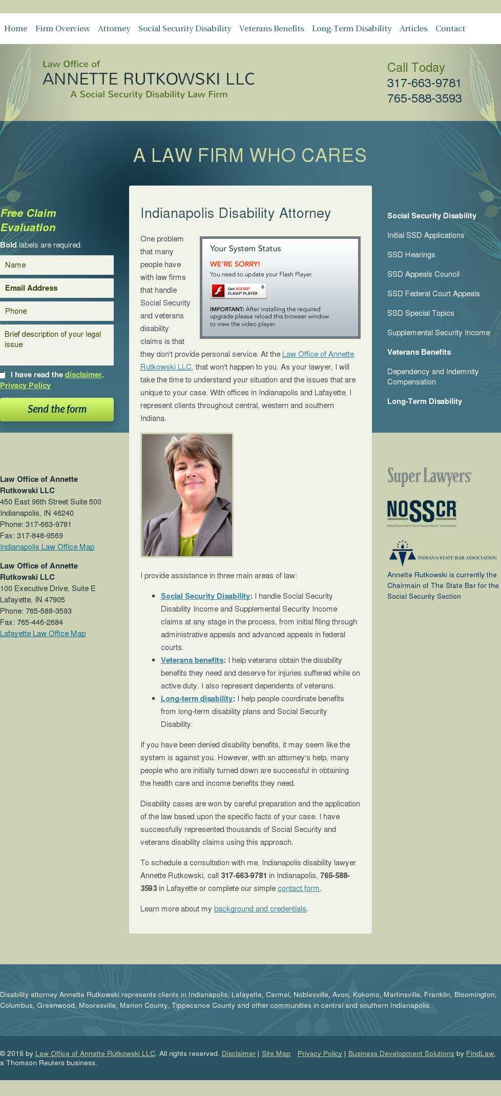 Law Office of Annette Rutkowski LLC - Indianapolis IN Lawyers
