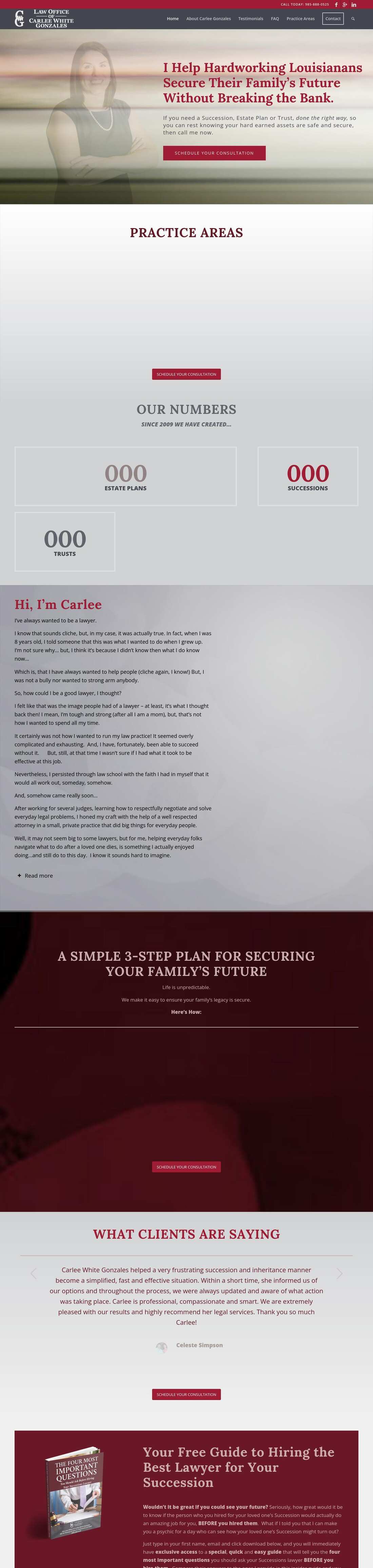 Law Office of Carlee White Gonzales - Hammond LA Lawyers