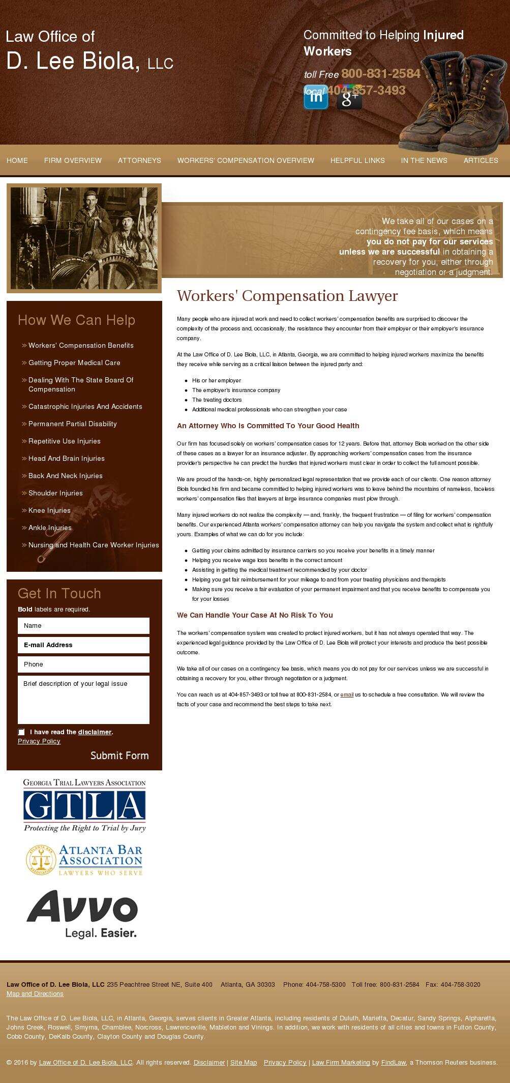 Law Office of D. Lee Biola, LLC - Atlanta GA Lawyers
