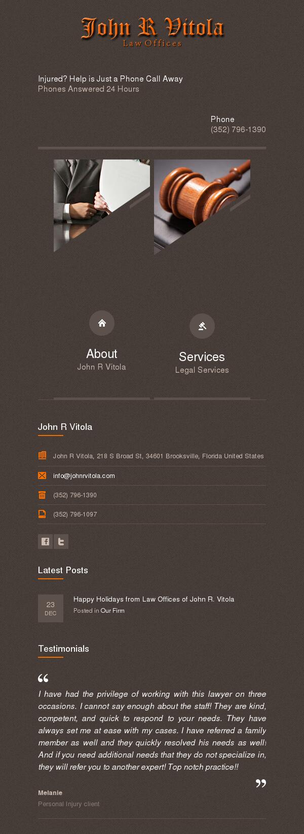 Law Office of John Vitola - Brooksville FL Lawyers