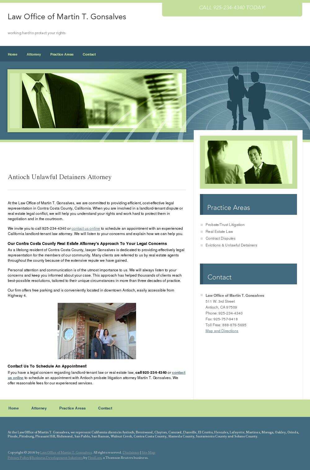 Law Office of Martin T. Gonsalves - Antioch CA Lawyers