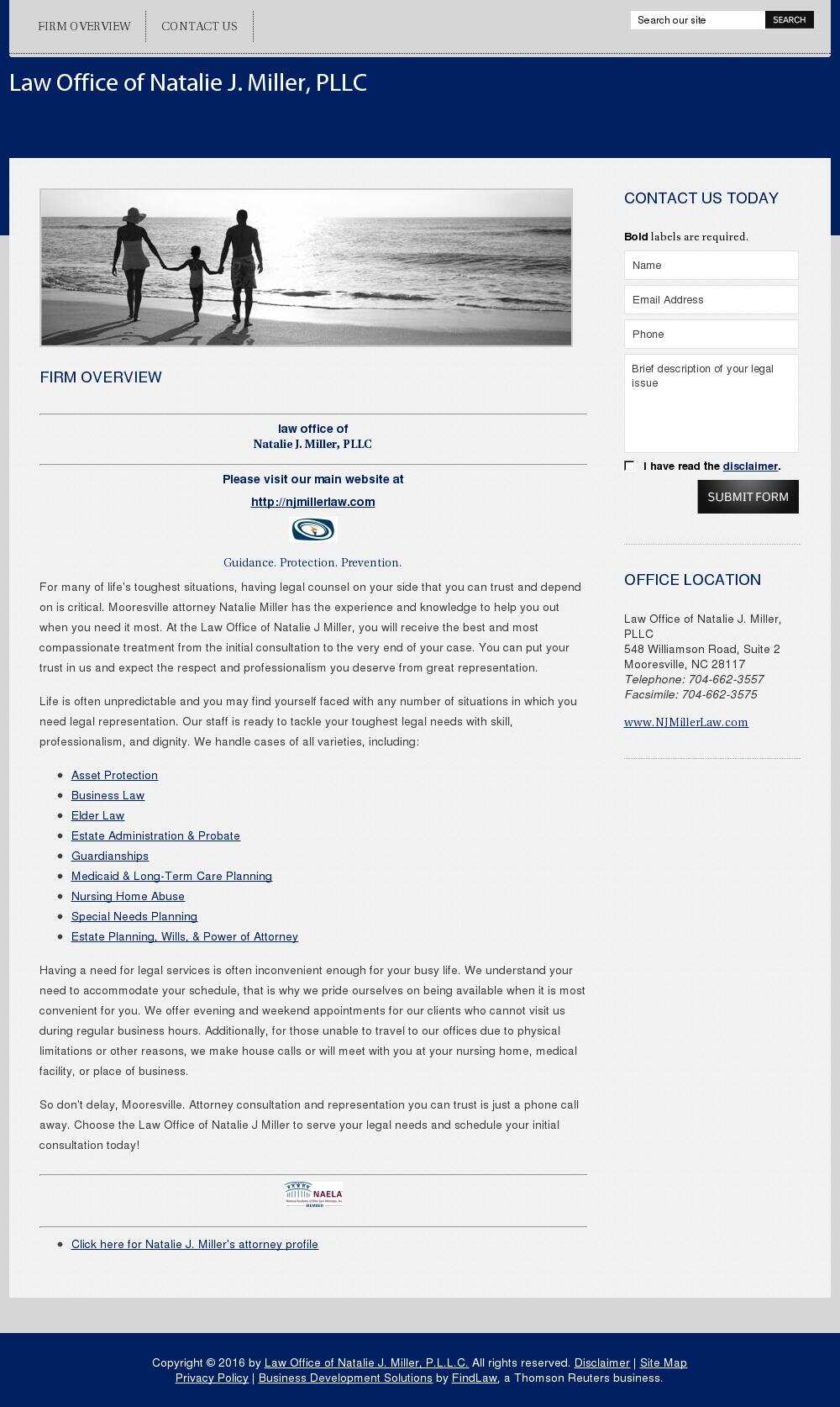 Law Office of Natalie J. Miller, P.L.L.C. - Mooresville NC Lawyers