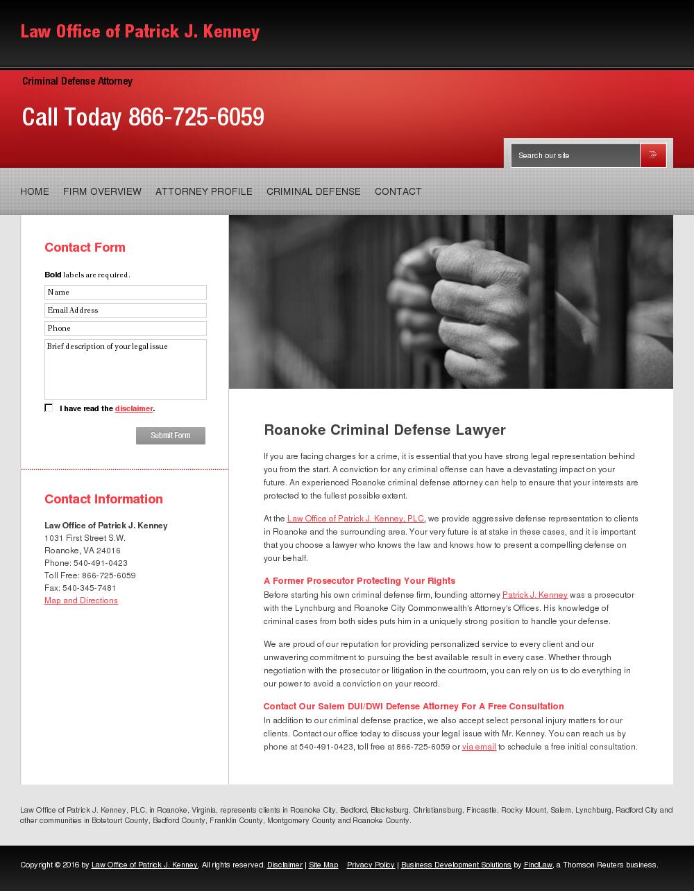 Law Office of Patrick J. Kenney - Roanoke VA Lawyers