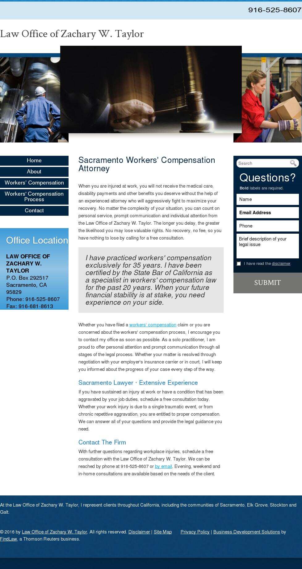 Law Office of Zachary W. Taylor - Sacramento CA Lawyers
